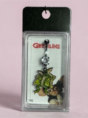 Gremlins 14 Gauge 316L Belly Button Navel Ring